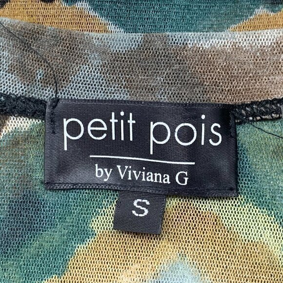 Petite Poise Button Up Sheer Sweater - Picture 4 of 6